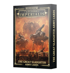 Games Workshop Horus Heresy Legions Imperialis The Great Slaughter Army Cards 2024 Edition 03-58