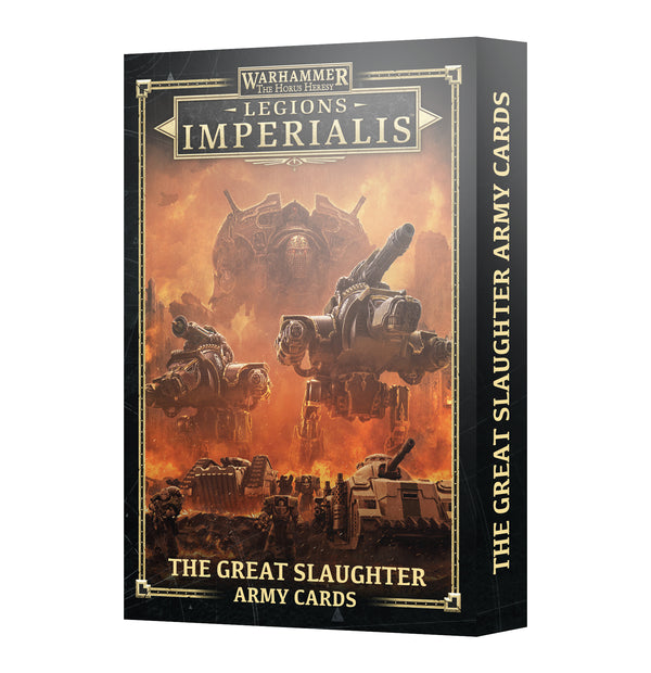 Games Workshop Horus Heresy Legions Imperialis The Great Slaughter Army Cards 2024 Edition 03-58