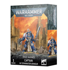 Games Workshop Warhammer 40K Space Marines Captain In Terminator Armour Plastic Box 48-92