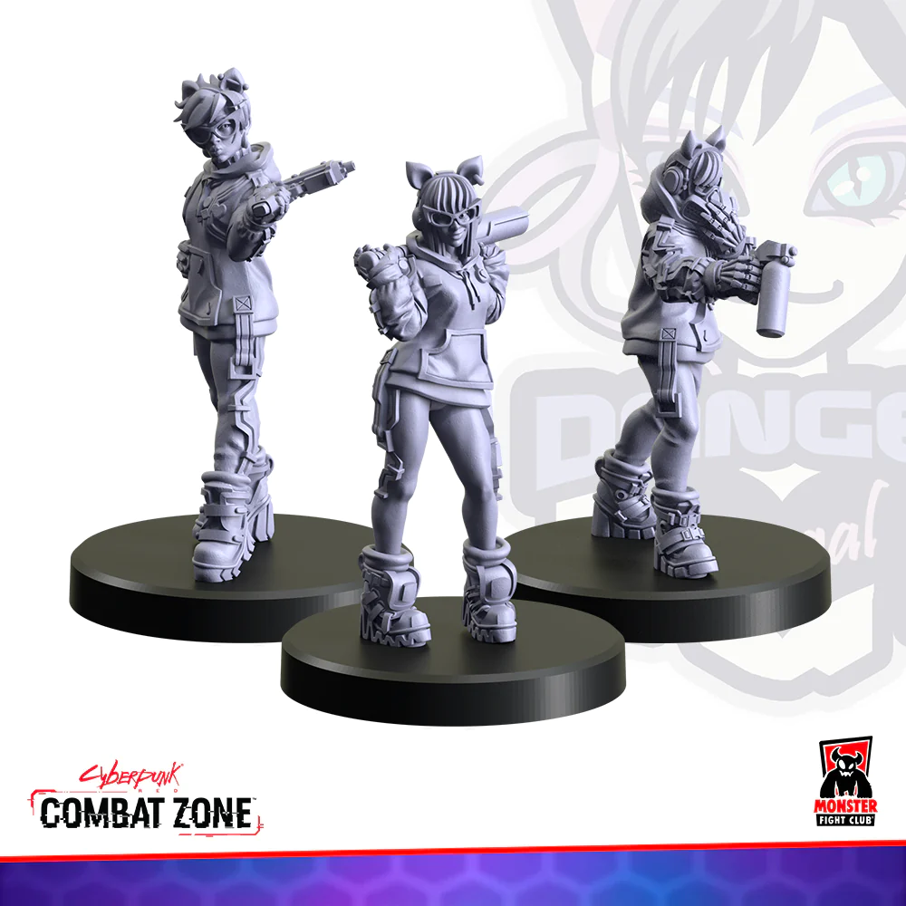 Monster Fight Club Cyberpunk Red Combat Zone Peril Pledges Danger Gals Gonks MFC-45124