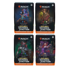 MTG Magic The Gathering Outlaws Of Thunder Junction Commander Deck 4ct MTG-OTJ-CD