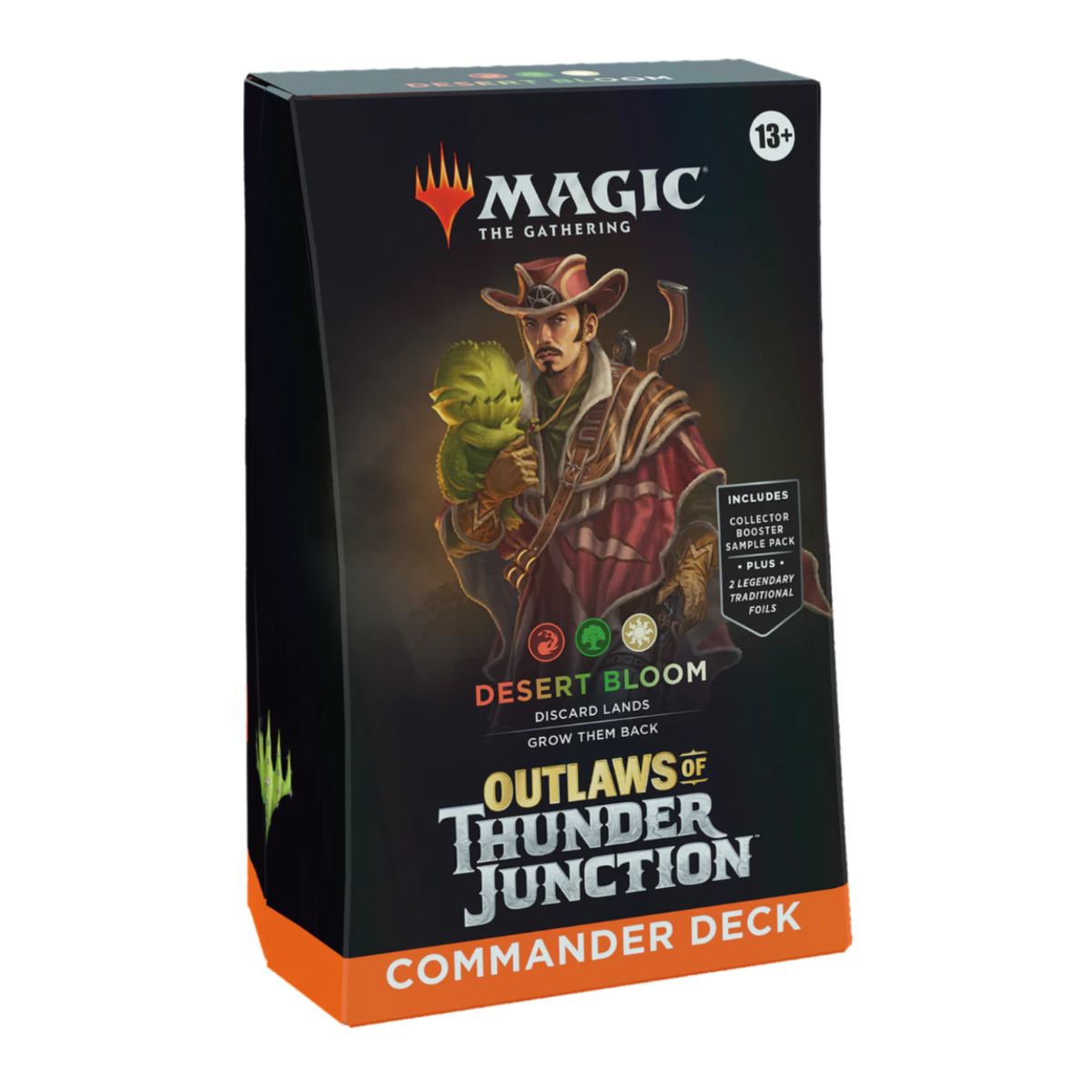 MTG Magic The Gathering Outlaws Of Thunder Junction Commander Deck Desert Bloom MTG-OTJ-CD-DesertBloom
