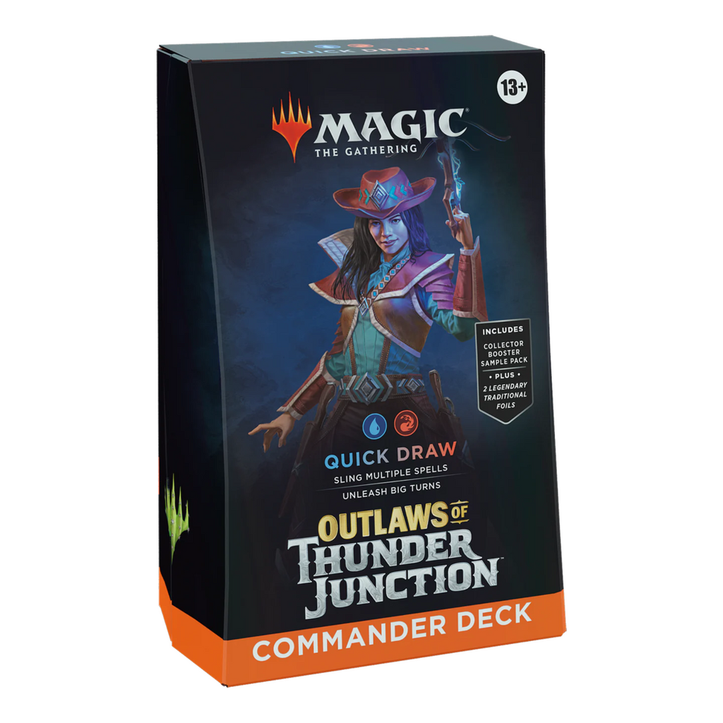 MTG Magic The Gathering Outlaws Of Thunder Junction Commander Deck Quick Draw MTG-OTJ-CD-QuickDraw
