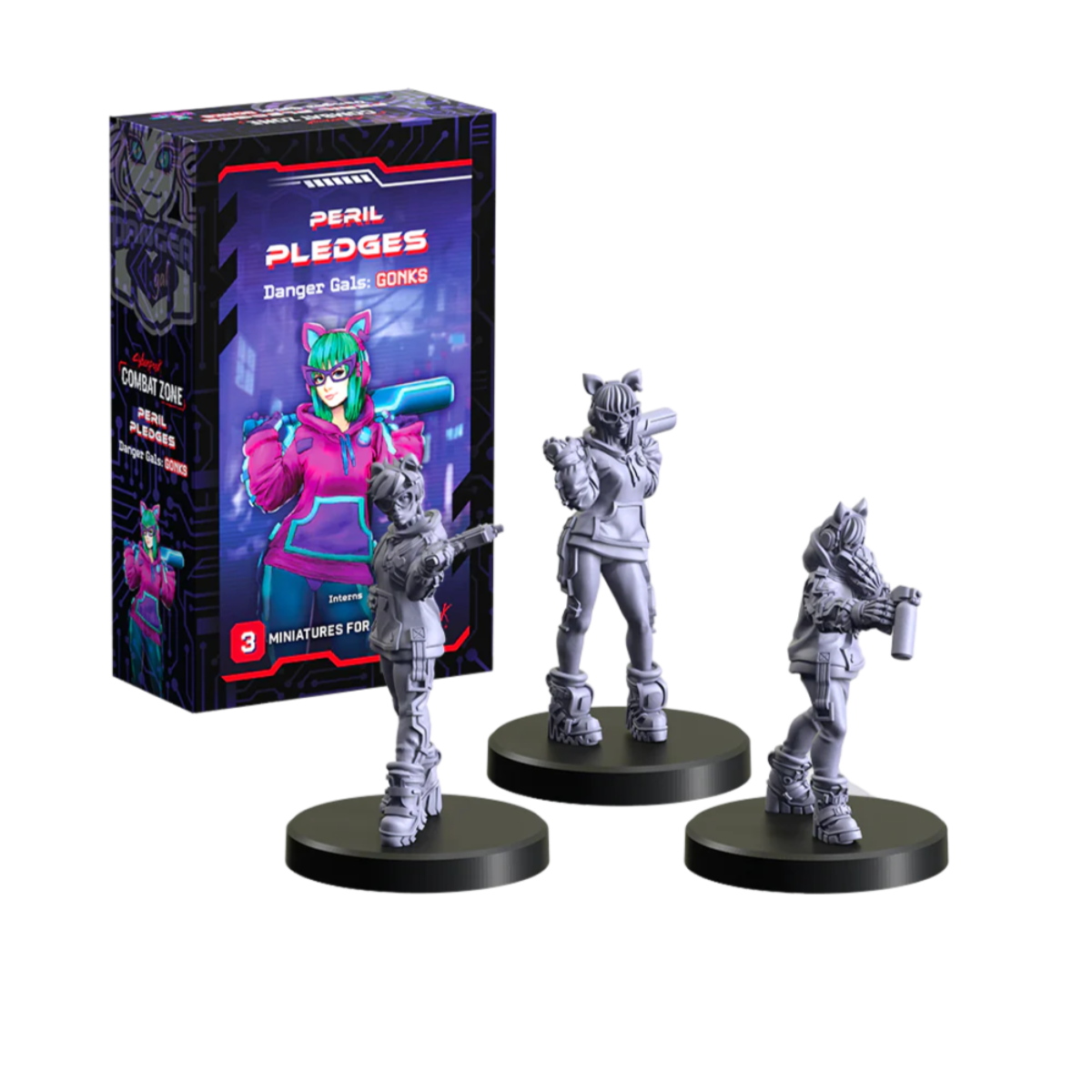 Monster Fight Club Cyberpunk Red Combat Zone Peril Pledges Danger Gals Gonks MFC-45124