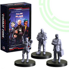 Monster Fight Club Cyberpunk Red Combat Zone Miniatures Bundle: The Message, Chopped for Time, False Flag Edgerunners Expansions (3 Items)