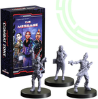Monster Fight Club Cyberpunk Red Combat Zone Miniatures Bundle: The Message, Chopped for Time, False Flag Edgerunners Expansions (3 Items)