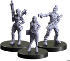 Monster Fight Club Cyberpunk Red Combat Zone Miniatures Bundle: The Message, Chopped for Time, False Flag Edgerunners Expansions (3 Items)