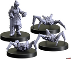 Monster Fight Club Cyberpunk Red Combat Zone Miniatures Bundle: Underfoot Urchins, Wall Crawlers, Take Up Irons (3 Items)