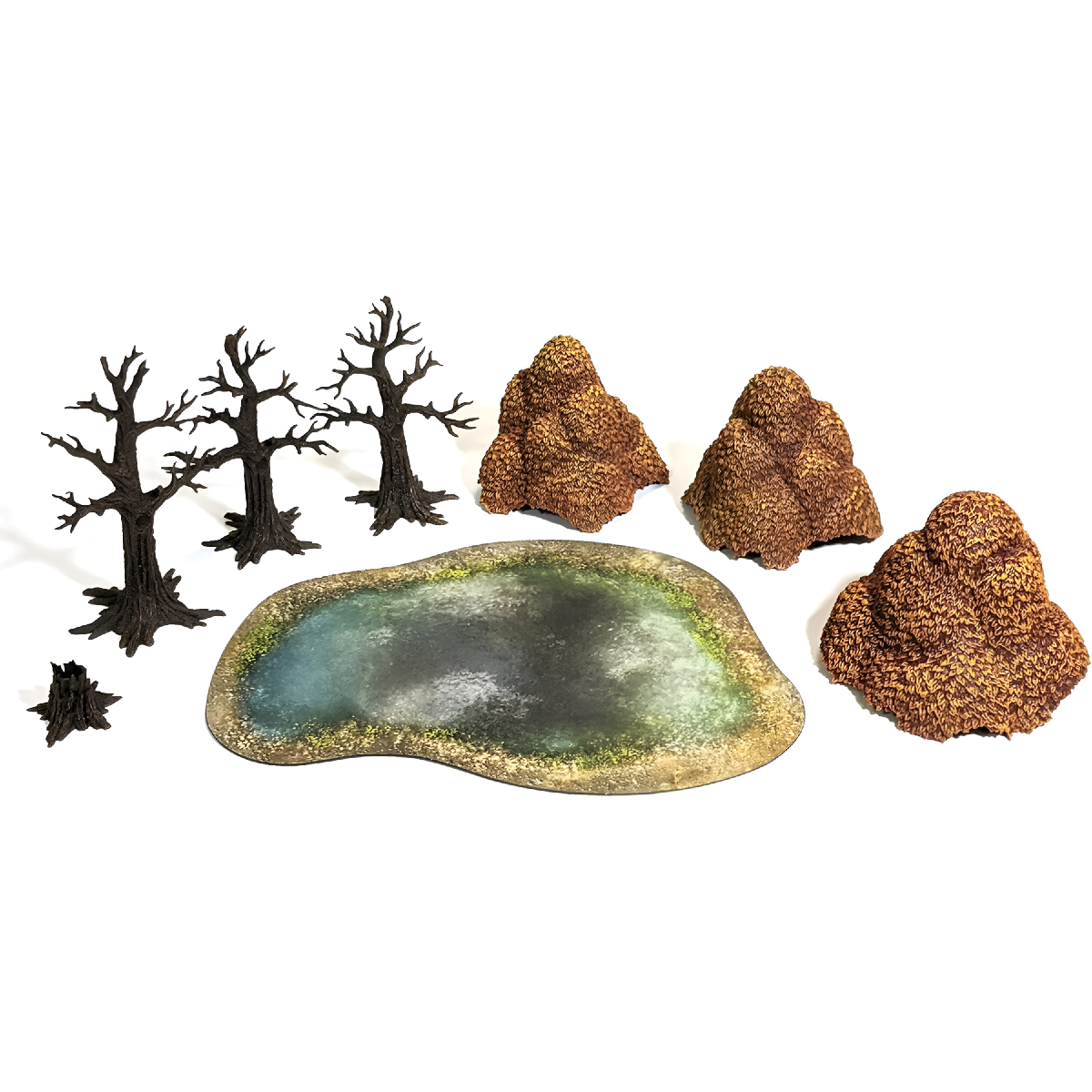 Monster Fight Club Scenery Autumn Forest Pre Painted Tabletop Game Scenery Bundle Pack of 2 MFC-10101K1-FBA