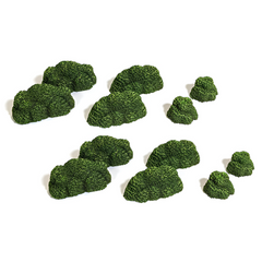 Monster Scenery Verdant Bushes Pre-Painted Tabletop Game Scenery Bundle Pack of 2