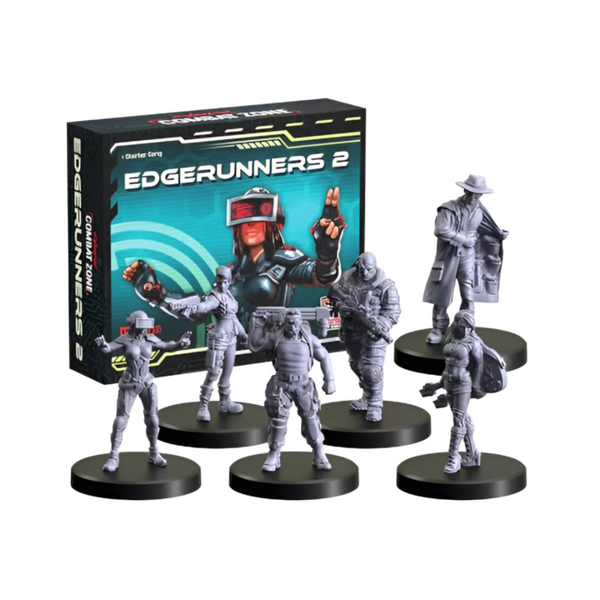 Monster Fight Club Cyberpunk Red Combat Zone Miniatures Edgerunners 2 Starter Gang MFC-45008