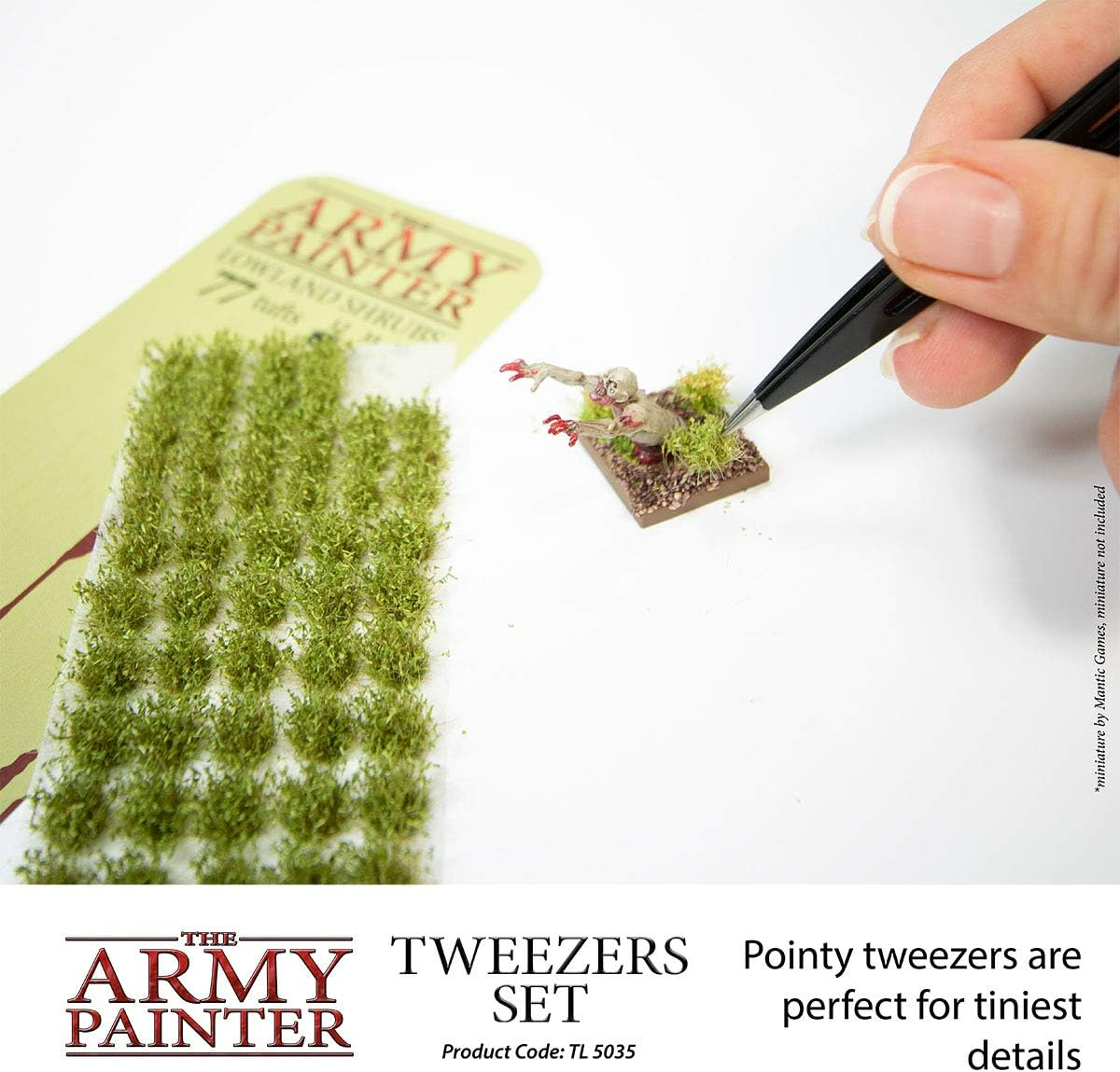 The Army Painter 2 Piece Precision Tweezers Set TL5035