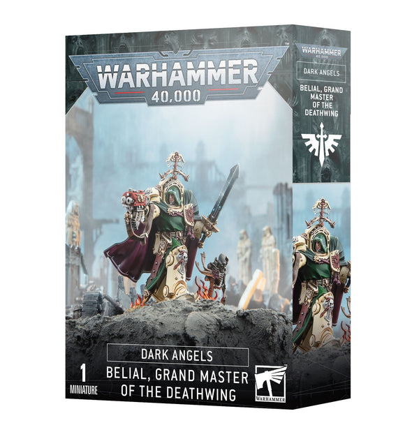 Games Workshop Warhammer 40K Dark Angels Belial Grand Master Of The Deathwing Plastic Box 44-23