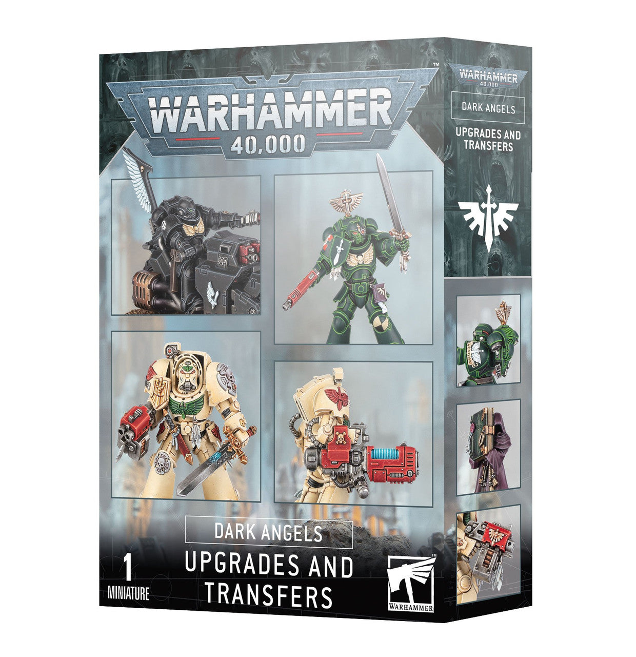 Games Workshop Warhammer 40K Dark Angels Upgrades And Transfers Plastic Box 44-24