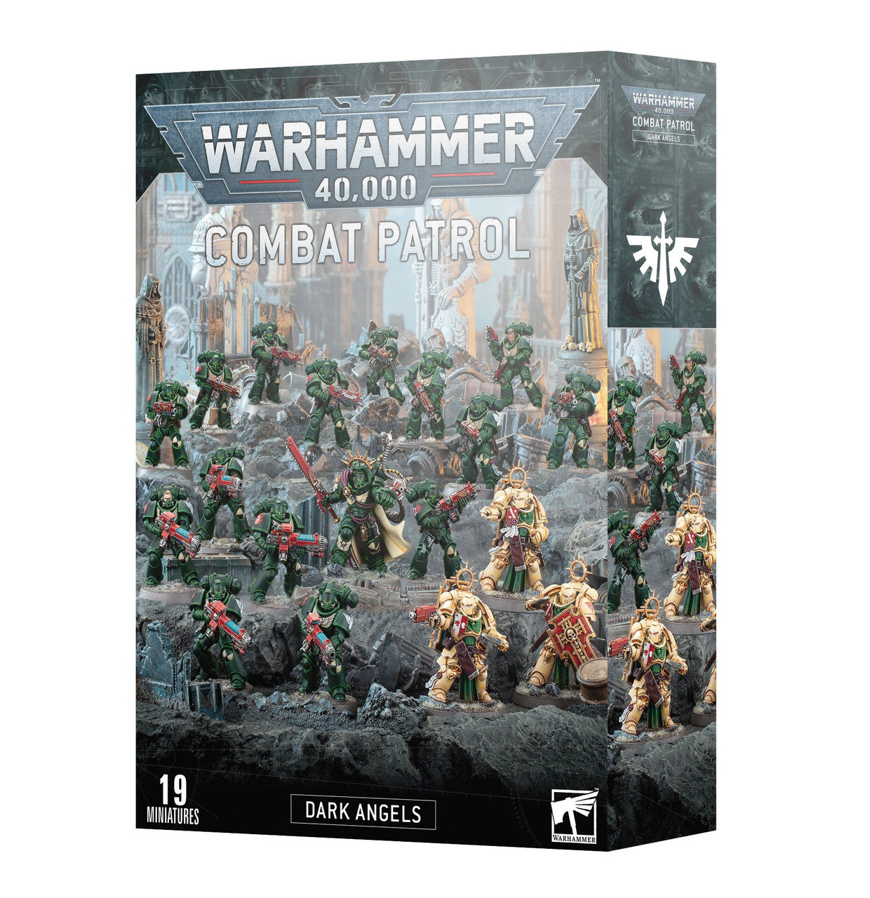 Games Workshop Warhammer 40K Combat Patrol Dark Angels Plastic Box 73-44