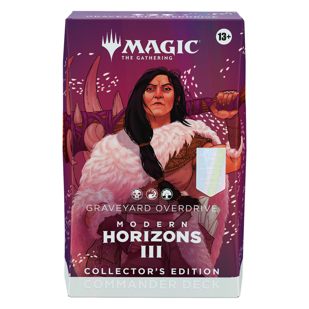 Magic The Gathering CCG Modern Horizons 3 Collector's Edition Commander Deck Graveyard Overdrive MTG-MHT-CE-CD-GraveyardOverdrive