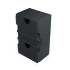 Gamegenic Stronghold 200+ Convertible Deck Box Double Sleeved Card Storage Holds up to 200 Cards Black Color GG2025