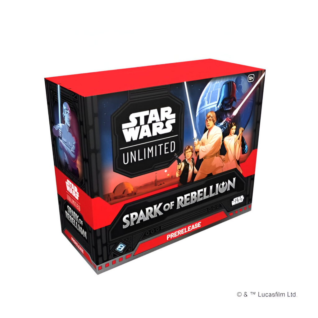 Star Wars Unlimited Tcg Spark Of Rebellion Prerelease Box Launch Your Galactic Journey, Includes 6 Booster Packs For Ages 12+ And 2+ Players With 20 Minute Playtime SWH0104en