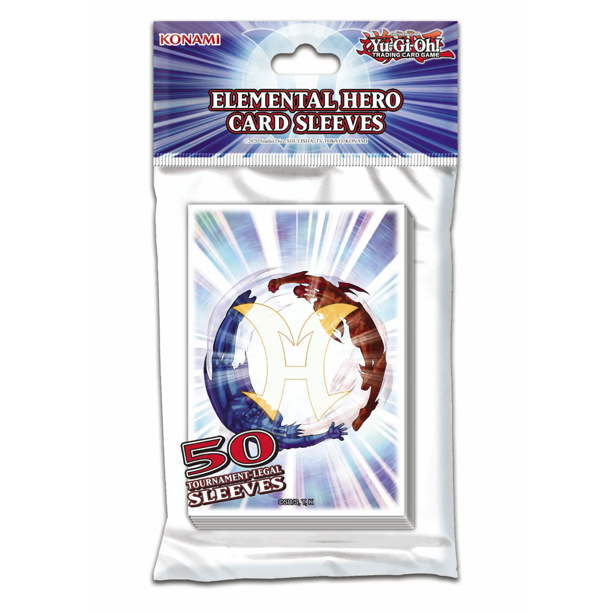 Yu-Gi-Oh! TCG: Elemental Hero Sleeves Pack (50)