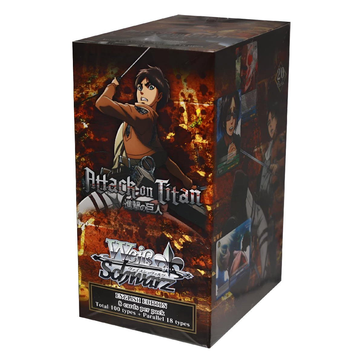 Weiss Schwarz TCG Attack on Titan Booster Box BSRWSBDAOT