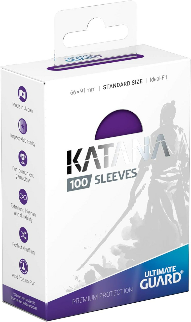 Ultimate Guard Katana Sleeves Standard Size Purple 100Ct UGD010923