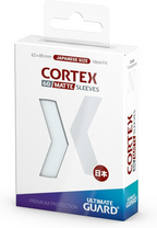 Ultimate Guard Cortex Card Sleeves Japanese Size TCG Sleeves Transparent Back Matte Finish No Pvc & Acid Free High Clarity 60Ct UGDDPS011187