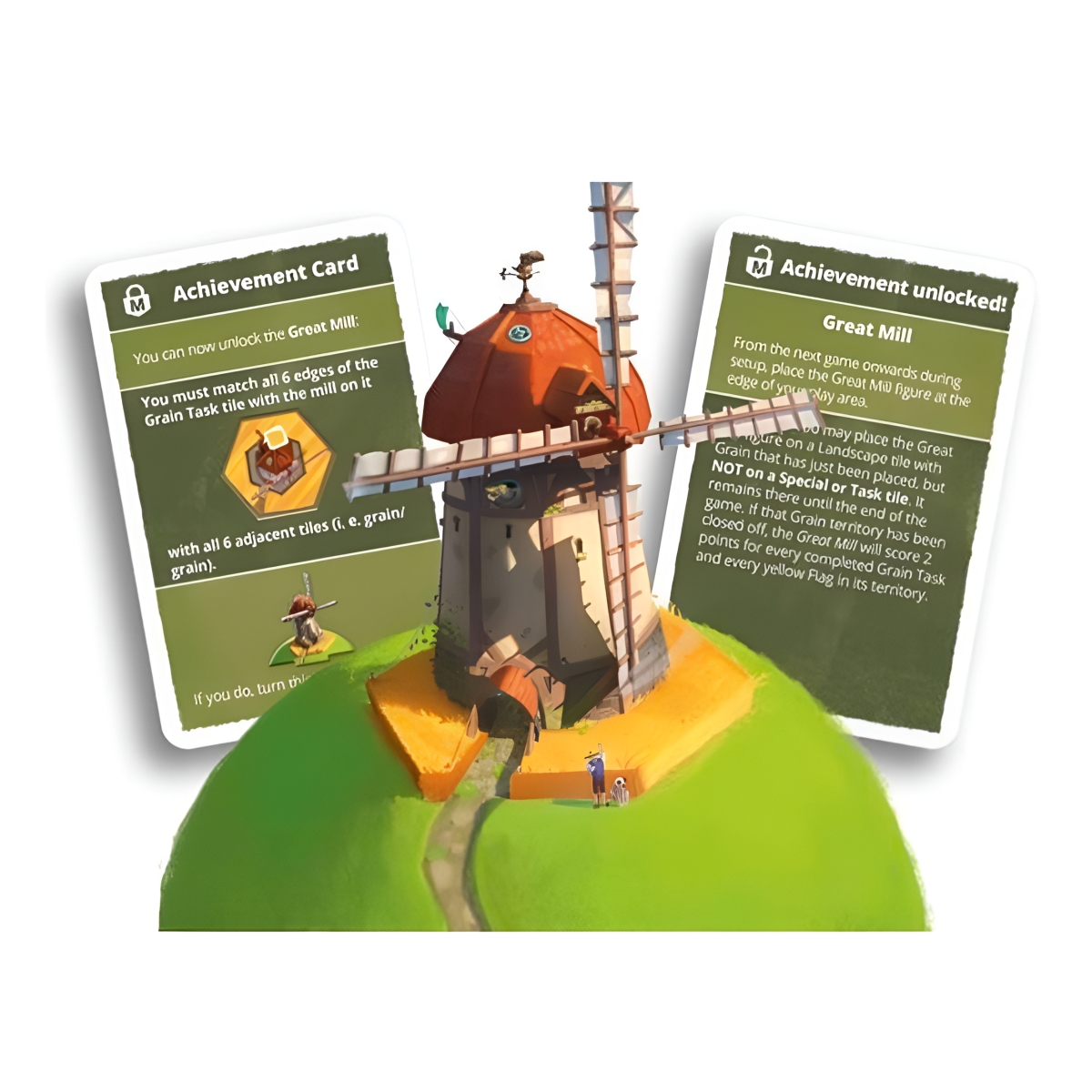 Pegasus Spiele Dorfromantik The Great Mill Mini Expansion Board Game PGU90023E