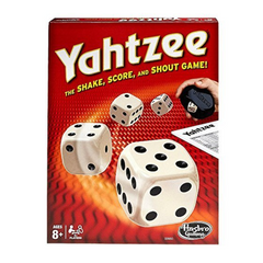 Hasbro Yahtzee Dice-Rollin Battle GameClassic Family Dice Game for All Ages 9504820