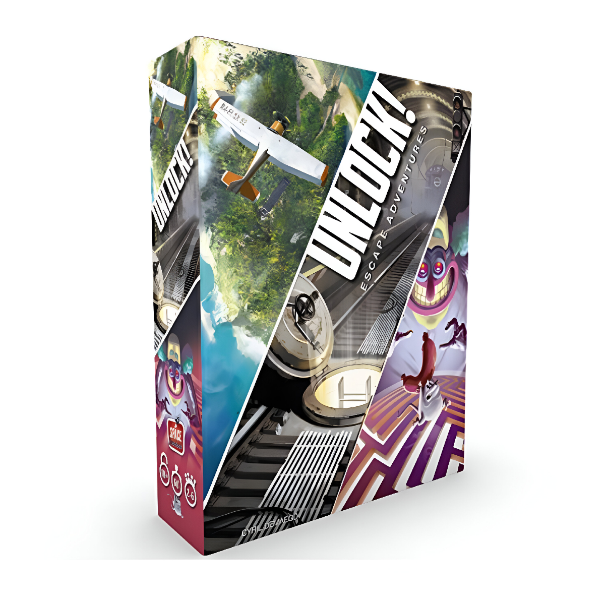 Asmodee Unlock Escape Adventures Card Game Escape Room Games for Adults and Kids for Ages 10 and up for 1 to 6 Players Average Playtime 60 Minutes UNL01