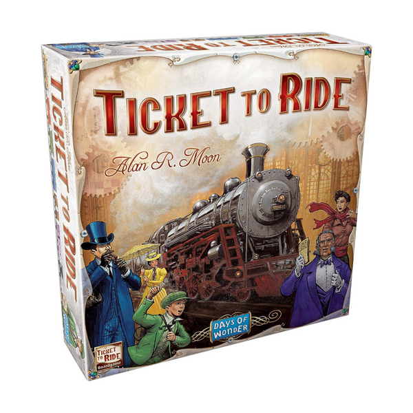 Asmodee Ticket to Ride North America Board Game Base Game for Adults and Family for Ages 8 and up for 2 to 5 Players Average Playtime 30 to 60 Minutes DOW-DO7201