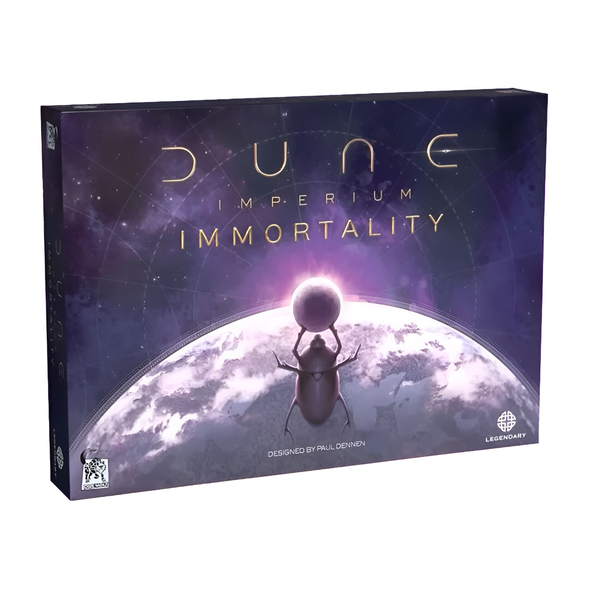 Dire Wolf Dune Imperium Immortality Board Game Strategic Deck Building, Sci-Fi Adventure, Competitive Gameplay, DWD01012
