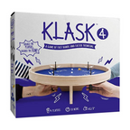 Asmodee KLASK 4 Magnetic Party Game of Skill for Kids and Adults for Ages 8 and up Half Foosball Half Air Hockey Average Playtime 15 Minutes or less for 2 to 4 Players KL8330
