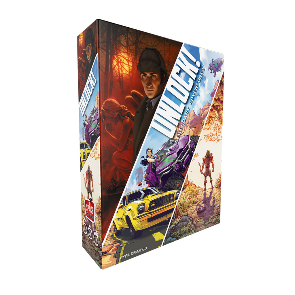 Asmodee Unlock Legendary Adventures Card Game Escape Room Games for Adults and Family for Ages 10 and up for 1-6 Players Average Playtime 60 Minutes UNL09EN
