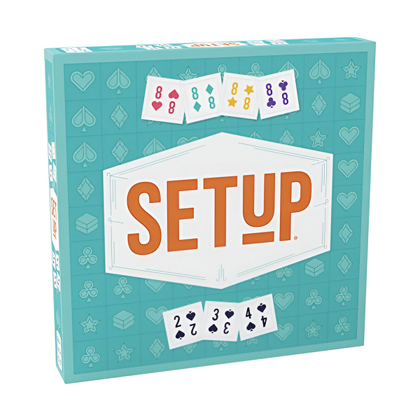Bezzerwizzer Setup Board Game RummyStyle Strategy Game for Kids & Adults, Family Game Night Favorite Cooperative Gameplay, Ages 8+, 2–4 Players, 25 Min Playtime US-SET1