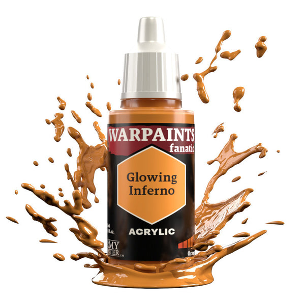 The Army Painter Warpaints Fanatic High Covering Acrylic Paint 18ml WP3101 Glowing Inferno