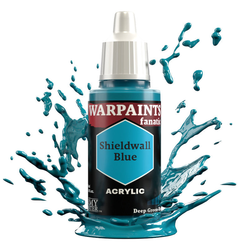 The Army Painter Warpaints Fanatic High Covering Acrylic Paint 18ml WP3035 Shieldwall Blue