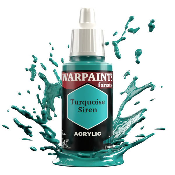 The Army Painter Warpaints Fanatic High Covering Acrylic Paint 18ml WP3039 Turquoise Siren
