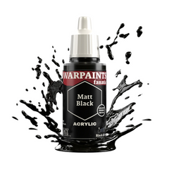 The Army Painter Warpaints Fanatic High Covering Acrylic Paint 18ml WP3001 Matt Black
