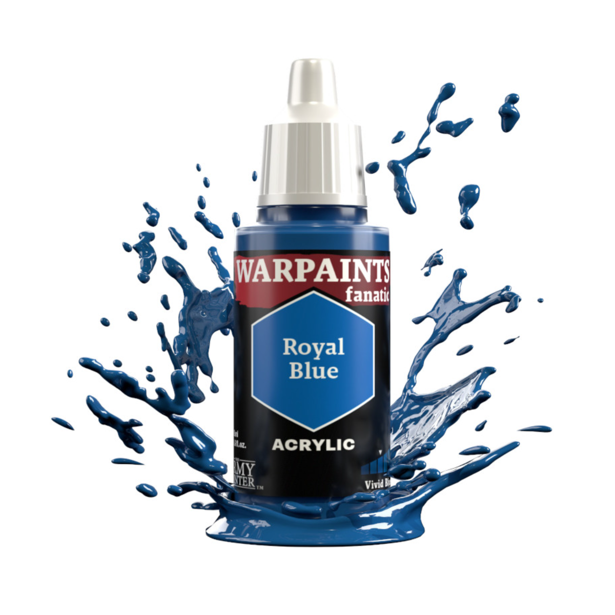 The Army Painter Warpaints Fanatic High Covering Acrylic Paint 18ml WP3027 Royal Blue