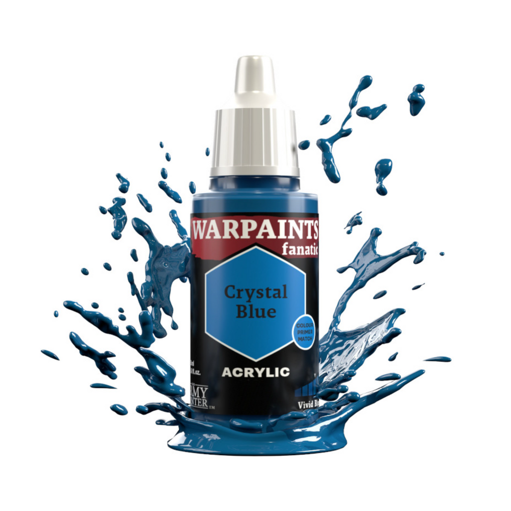 The Army Painter Warpaints Fanatic High Covering Acrylic Paint 18ml WP3028 Crystal Blue