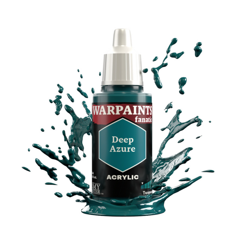 The Army Painter Warpaints Fanatic High Covering Acrylic Paint 18ml WP3037 Deep Azure