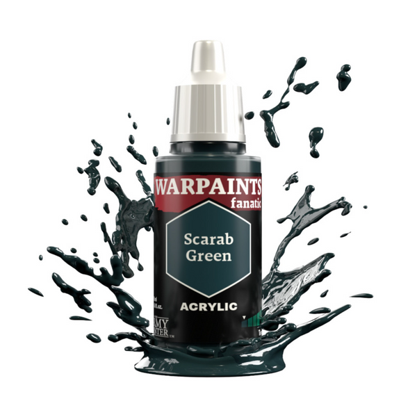 The Army Painter Warpaints Fanatic High Covering Acrylic Paint 18ml WP3043 Scarab Green