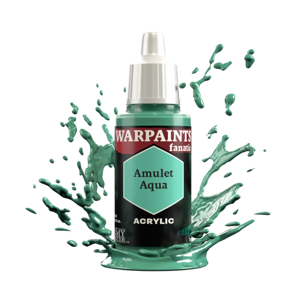 The Army Painter Warpaints Fanatic High Covering Acrylic Paint 18ml WP3048 Amulet Aqua