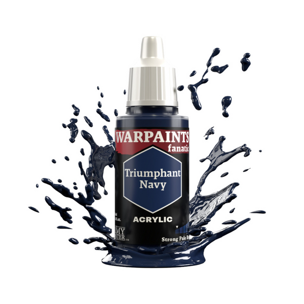 The Army Painter Warpaints Fanatic High Covering Acrylic Paint 18ml WP3019 Triumphant Navy