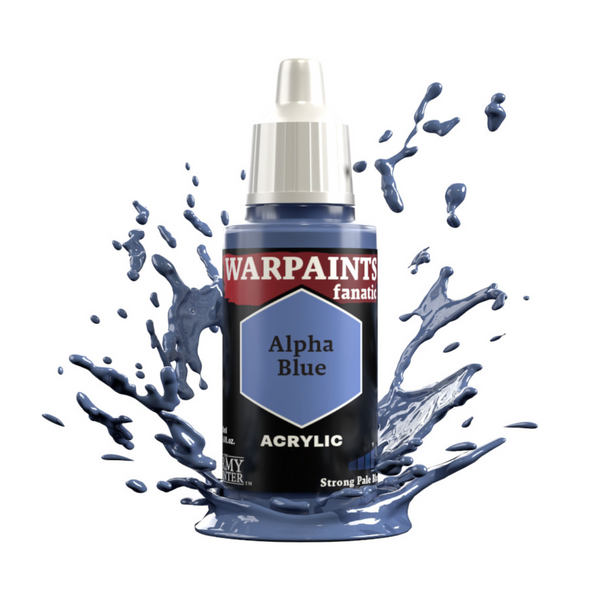 The Army Painter Warpaints Fanatic High Covering Acrylic Paint 18ml WP3022 Alpha Blue