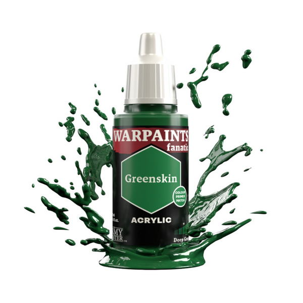 The Army Painter Warpaints Fanatic High Covering Acrylic Paint 18ml WP3051 Greenskin