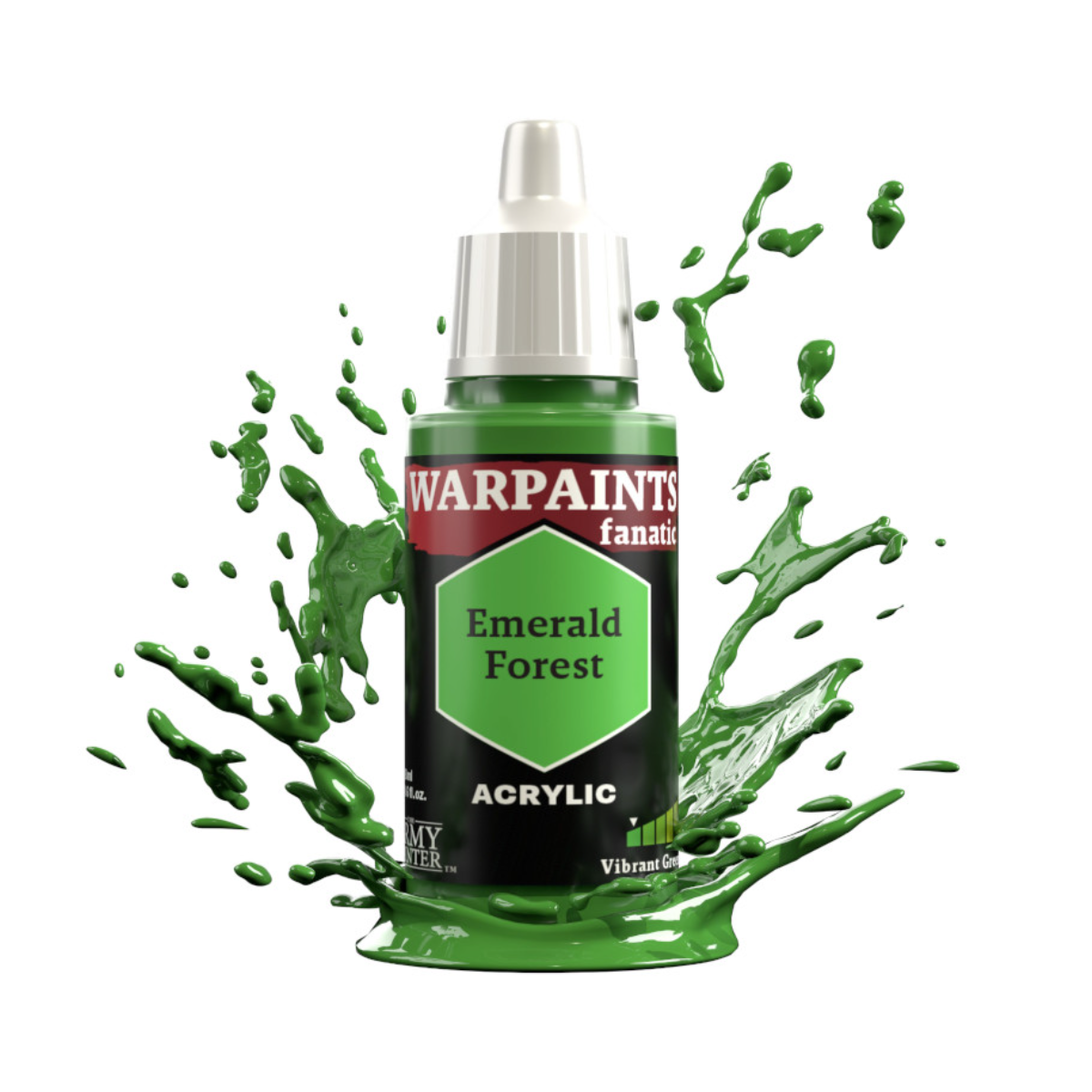The Army Painter Warpaints Fanatic High Covering Acrylic Paint 18ml WP3055 Emerald Forest