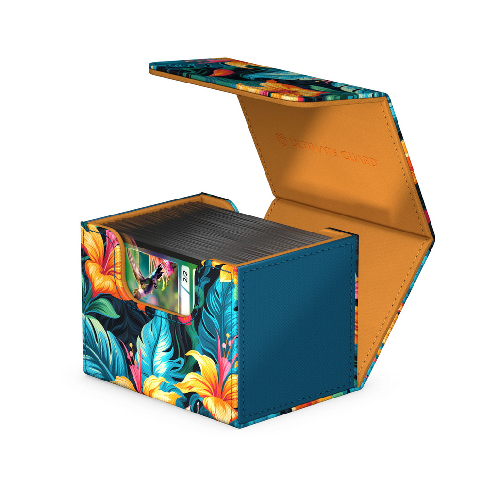 Ultimate Guard Deck Case 100+ Sidewinder 2024 Exclusive Floral Places II Tulum Blue UGD011447-Tulum-Blue
