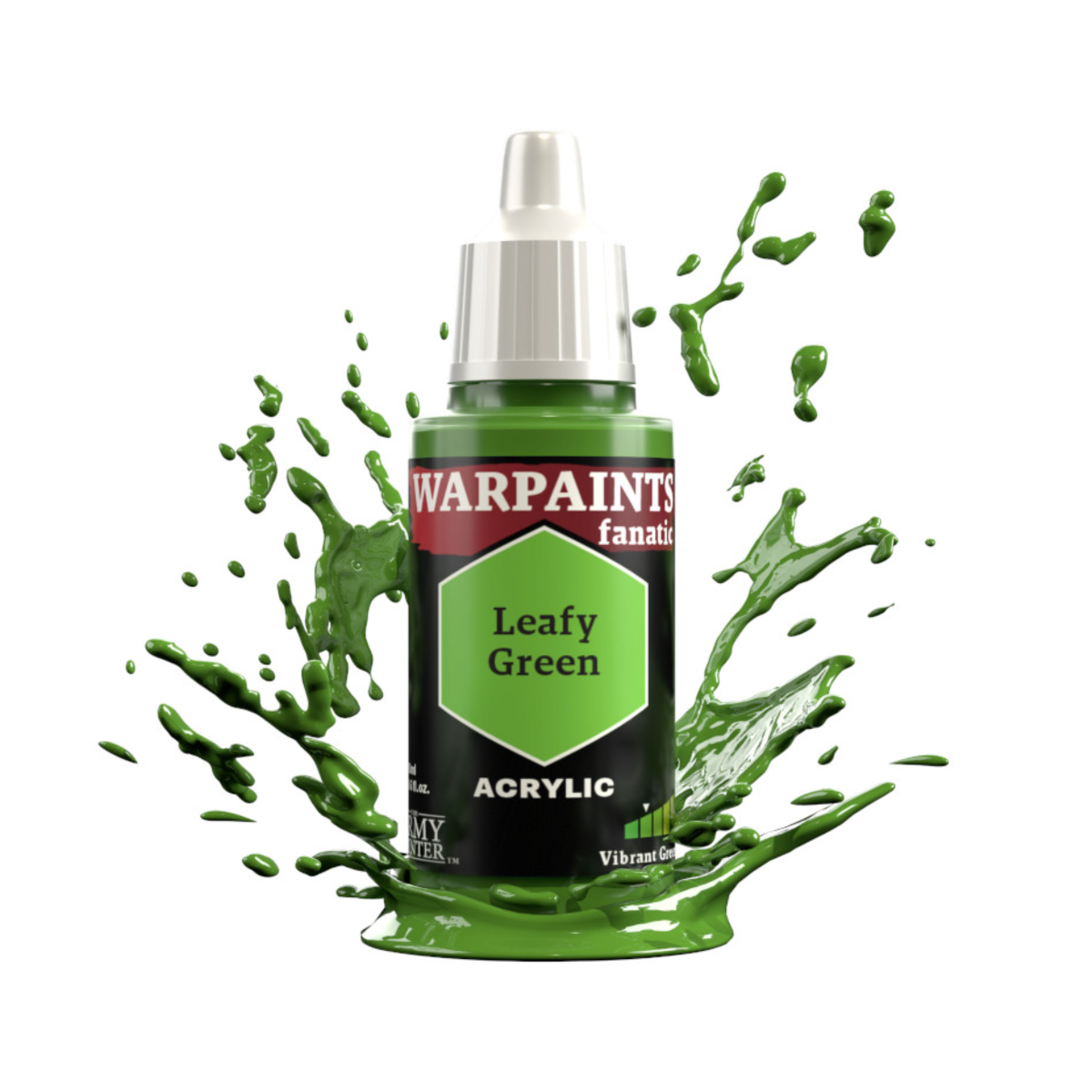 The Army Painter Warpaints Fanatic High Covering Acrylic Paint 18ml WP3056 Leafy Green