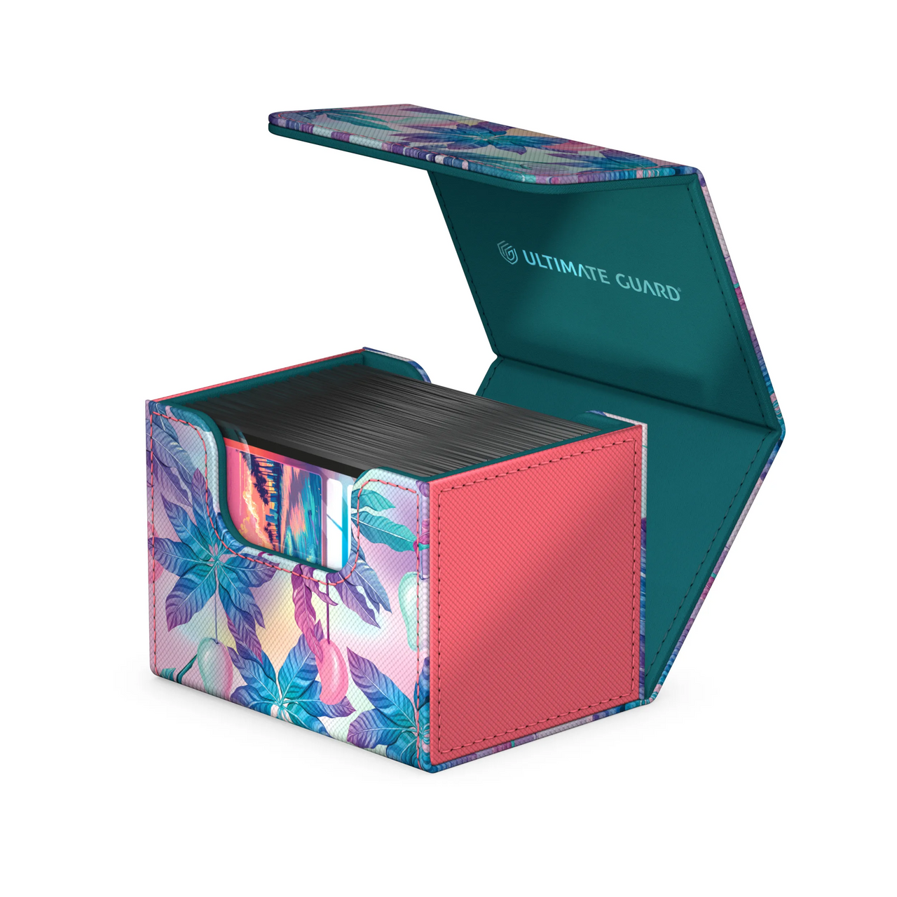 Ultimate Guard Deck Case 100+ Sidewinder 2024 Exclusive Floral Places II Miami Pink UGD011447-Miami-Pink